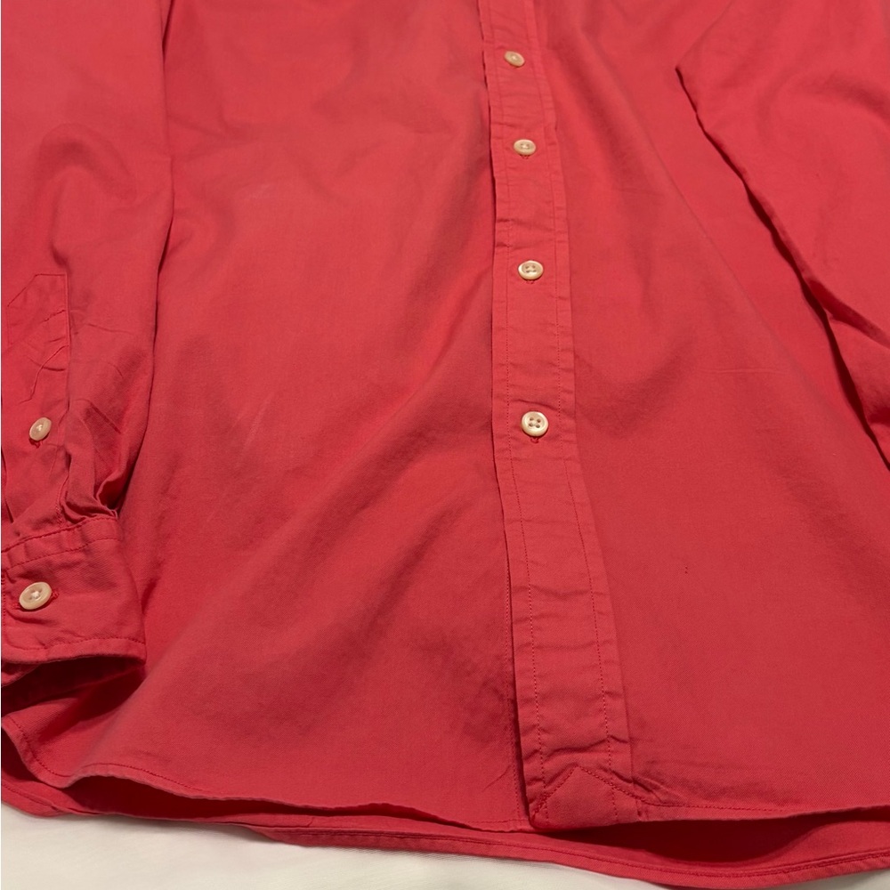Polo by Ralph Lauren Salmon Button-Down Shirt Long Sleeve Men’s large - Picture 3 of 13